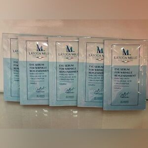 Latoua Mille Revive Glow Collagen Eye Firming Serum ~ 5 Travel Packs $550 Retail